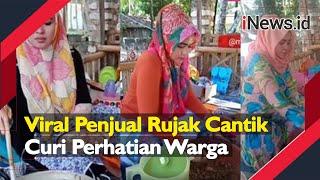 Video Viral Penjual Rujak Cantik di Sumenep Curi Perhatian Warga