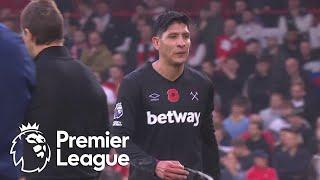 Edson Alvarez sent off for second yellow card v. Nottingham Forest | Premier League | NBC Sports