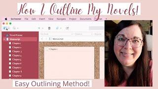 Easy Novel Outlining Method! (For Scrivener or other writing programs)