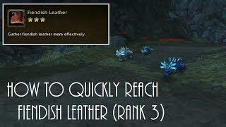 World of Warcraft Reaching Fiendish Leather (Rank 3) Legion Guide