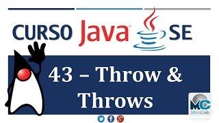 Tutorial Java SE - 43 throw y throws