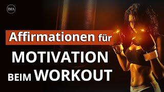 Workout Affirmationen  MOTIVATION PUR für deine Fitness Routine!!!