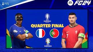 FC 24 - Portugal Vs France - UEFA EURO 2024 Quarter Final Match | PS5™ [4K60]