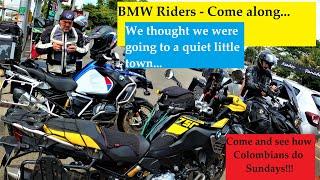 On my BMW 750GS - A ride to a quiet mountain town... Or so we thought! Come along...