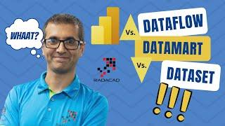 Power BI Datamart vs Dataflow vs Dataset