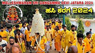 Malleshwaram Hasi Karaga 2024 | Sri Gangamma Devi Jatara 2024 | Day - 2 |  96th Year Karaga Festival