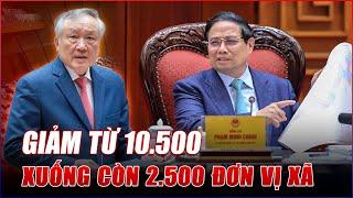LỘ DIỆN 2.500 ĐƠN VỊ XÃ KHI GIẢM TỪ 10.500 ĐƠN VỊ - TRÌNH ĐỘ CÁN BỘ PHẢI ĐẠT CHUẨN CẤP TỈNH.