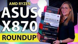 New ASUS X870 Motherboard Line-up - AMD Ryzen X3D Ready