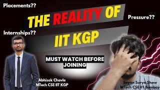 The Reality of IIT KGP| Placements | Must Watch Before Joining | Campus | Hostel | Food