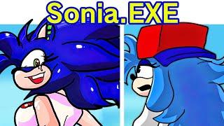 Friday Night Funkin' VS Sonia.EXE Reborn FULL WEEK | Sonic.EXE Genderswap (FNF Mod) (Tails/Sonic)