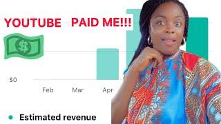 HOW MUCH YOUTUBE PAID ME IN ONE MONTH  AS AN AFRICAN YOUTUBER