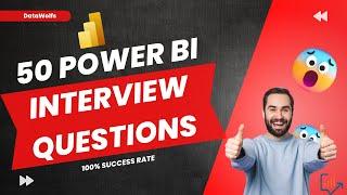 Top 50 Power BI INTERVIEW QUESTIONS and Answers Freshers and Experience