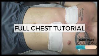 Full Chest and Stomach Waxing Tutorial