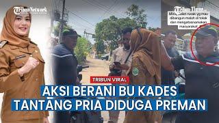 Viral Bu Kades di Subang Tantang Pria yang Menolak Perbaikan Jalan di Desanya