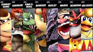 Donkey Kong VS Ganondorf VS King K. Rool VS Bowser VS Ridley VS Wario VS Incineroar VS King Dedede