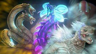 King ghidorah, tiamat vs shimo, skar king || GOJIRAMANIA || Ghidorah, tiamat, shimo, skar king