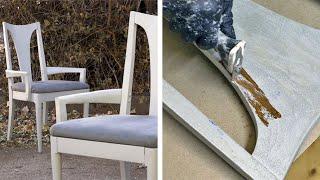 Stripping Paint From A Classic Brasilia MCM Chair | Furniture Restoration, Refinishing & Repair