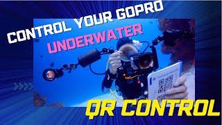 Glowdive QR Codes allow to control your GoPro underwater