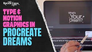 Procreate Dreams Easy Tutorial for Beginners - How to Create Motion Graphics with Typography