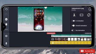 How to add mobile frame PNG on video  in Kinemaster.