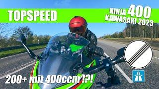 Kawasaki Ninja 400 | TOPSPEED GPS | MY 2023