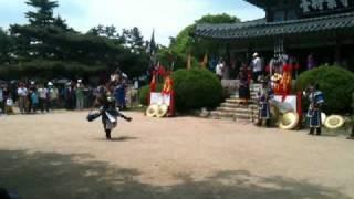 Sibpalki demonstration at Namhansanseong Fortress - jangbong