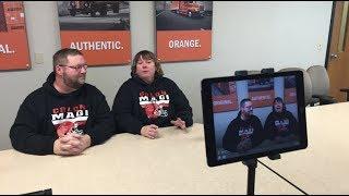 Husband and wife team truck drivers at Schneider