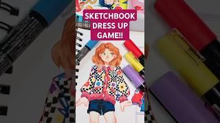 SKETCHBOOK DRESS UP GAME!! #dressup #game #sketchbook #DIY #ootd #outfit #fashion #craft