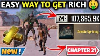 EASY WAY TO GET RICH  PUBG METRO ROYALE CHAPTER 21