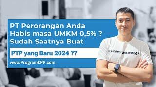 Tutorial PT Perorangan 01 | Pendirian PTP PT Perorangan | Perseroan Perorangan Baru 2024