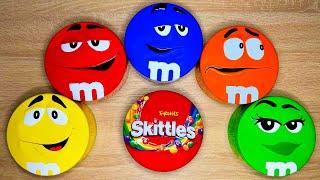 Satisfying Video | How to Unboxing All Yummy Skittles and M&M'S Candy From 6 Colorful Boxes ASMR