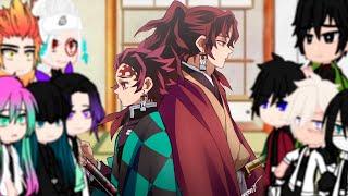 Hashira react to Tanjiro and Yoriichi Demon Slayer | Реакция Хашира на Танджиро и Ёриичи  | ОЗВУЧКА