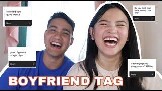 THE BOYFRIEND TAG (Q&A) FT. Adrian | PHILIPPINES | Joyce Buban