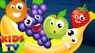 Five Little Fruits | Kids Tv Nursery Rhymes | Fruits Song | Five Little Babies | Fruits For Kids