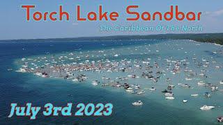 Torch Lake Sandbar Northern Michigan, July 3rd, 2023