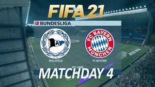 FIFA 21 Arminia vs Bayern Munich | Bundesliga 2020/21 | PS4 Full Match