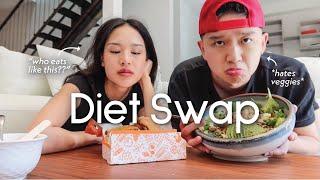 Swapping Diets With My Boyfriend (he only eats junk food) 