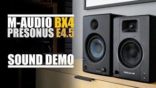 M-Audio BX4  vs  PreSonus E4.5  ||  Sound Comparison