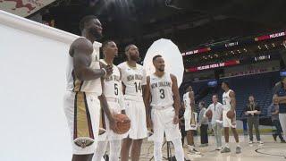 Pelicans hold media day at Smoothie King Center