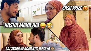 Hasna Mana Hai Challenge | Sufi Romantic Mood Me | Cash Prize Milega  | Sufiyan and Nida️