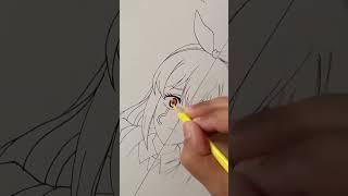DRAWING - Lemon Irvine  Pencils VS Markers || Part 1 #shorts #lemon #mashlemagicandmuscles #mashle