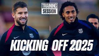 ¡LA PRIMERA SESIÓN DE 2025! | Entrenamiento FC Barcelona 