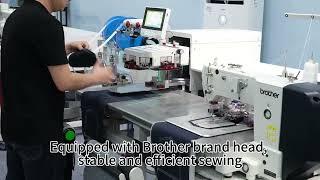 JYL Automatic Pocket Patch Sewing Machine -How to make jeans