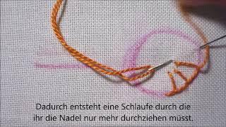 Langettenstich Stick-Stich Tutorial