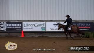 KR Smart Lil Devil ridden by Nicholas R Nelson  - 2016 NRHA Futurity (Open)