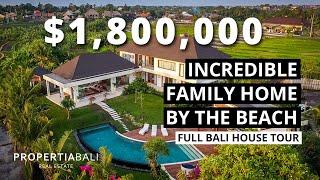 Luxury Bali Family Home Just Minutes Walk From The Beach!  [Full Tour]