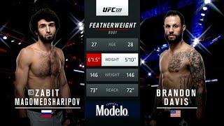 Zabit Magomedsharipov vs Brandon Davis