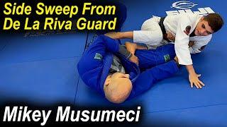 How To Do The Perfect Side Sweep From De La Riva Guard by Mikey Musumeci