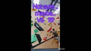  Bouldering Progress ! ‍️  V6 or V7?  verdict? #climbing  #bouldering #fitnessjourney