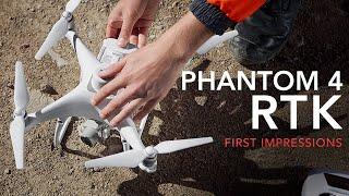 DJI Phantom 4 RTK  |  Unboxing & First Impressions